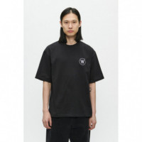 Camisetas Hombre Camiseta Double a By WOOD WOOD Liam Black