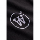 Camisetas Hombre Camiseta Double a By WOOD WOOD Liam Black