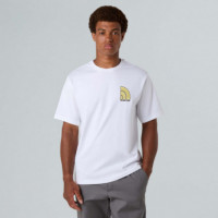 Camisetas Hombre Camiseta THE NORTH FACE Bubble Logo White