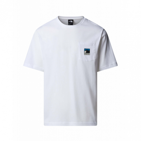 Camisetas Hombre Camiseta THE NORTH FACE Mountain Logo White