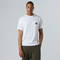 Camisetas Hombre Camiseta THE NORTH FACE Mountain Logo White