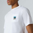 Camisetas Hombre Camiseta THE NORTH FACE Mountain Logo White