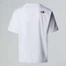 Camisetas Hombre Camiseta THE NORTH FACE Mountain Logo White