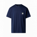 Camisetas Hombre Camiseta THE NORTH FACE Mountain Logo Summit Navy