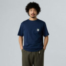 Camisetas Hombre Camiseta THE NORTH FACE Mountain Logo Summit Navy