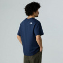 Camisetas Hombre Camiseta THE NORTH FACE Mountain Logo Summit Navy