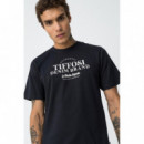 Camisetas Hombre Camiseta TIFFOSI Ace Azul Marino