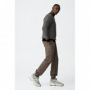 Pantalones Pantalón TIFFOSI JOGGER_12 Marrón