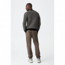 Pantalones Pantalón TIFFOSI JOGGER_12 Marrón