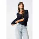 Blusas y Camisas Blusa TIFFOSI Salero Lyons Blue