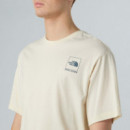 Camisetas Hombre Camiseta THE NORTH FACE Coordinates White Dune