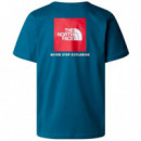 Camisetas Hombre Camiseta THE NORTH FACE Nse Box Mineral Ink / Tnf Red