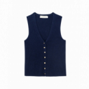 Chaquetas Mujer Chaleco LA PETITE ÉTOILE Mayelle Marine