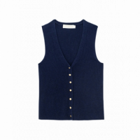 Chaquetas Mujer Chaleco LA PETITE ÉTOILE Mayelle Marine