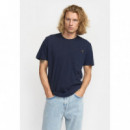 Camisetas Hombre Camiseta REVOLUTION 1419 Bbq Navy