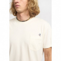 Camisetas Hombre Camiseta REVOLUTION 1419 Wee Offwhite