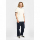 Camisetas Hombre Camiseta REVOLUTION 1419 Wee Offwhite