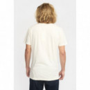 Camisetas Hombre Camiseta REVOLUTION 1419 Wee Offwhite