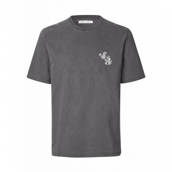Camisetas Hombre Camiseta SAMSØE SAMSØE Saphil Washed Black Wallpaper