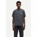 Camisetas Hombre Camiseta SAMSØE SAMSØE Saphil Washed Black Wallpaper