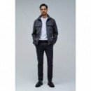 Pantalones Pantalón SALSA JEANS Chino S-activ Slim Fit Dark Grey