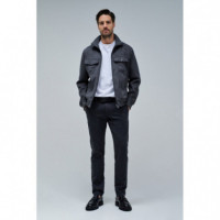 Pantalones Pantalón SALSA JEANS Chino S-activ Slim Fit Dark Grey