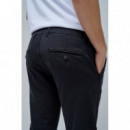 Pantalones Pantalón SALSA JEANS Chino S-activ Slim Fit Dark Grey