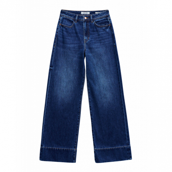 SALSA JEANS Pantalones Mujer Vaqueros Salsa Wide Leg Azul