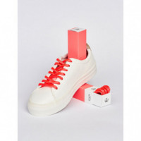 Cordones SLIWILS Rosa Coral Fosforito