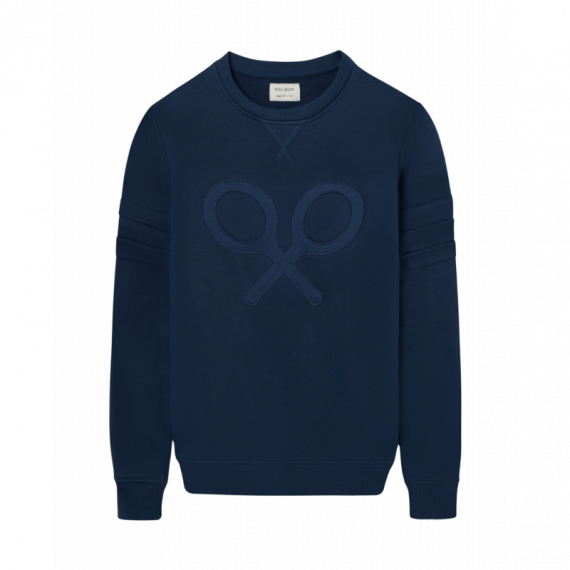Jerséis y Sudaderas Sudadera SILBON Raqueta Relieve Marino