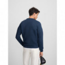 Jerséis y Sudaderas Sudadera SILBON Raqueta Relieve Marino