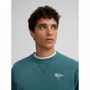 Jerséis y Sudaderas Sudadera SILBON Athletic Petróleo