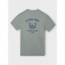 Camisetas Hombre Camiseta SILBON Soldiers Khaki