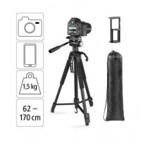 HAMA Tripode 170CM con Soporte Movil y Funda Action/smart/tab 170 3D 004492
