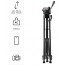 HAMA Tripode Star 153 3D con Soporte para Movil 58-153CM 004667