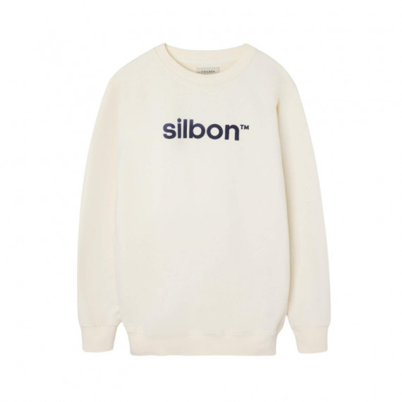 133899 Sudaderas SILBON Hombre Flock Crema