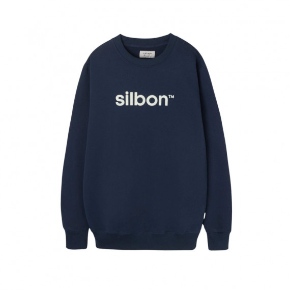133900 Sudaderas SILBON Hombre Flock Azul Marino