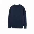 133900 Sudaderas SILBON Hombre Flock Azul Marino