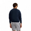 133900 Sudaderas SILBON Hombre Flock Azul Marino