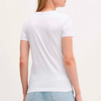 Camiseta Con Logotipo Reflectante