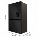 Frigorífico Bolero Coolmarket 4D 564 Dark E  CECOTEC