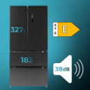 Frigorífico Bolero Coolmarket Fd 510 Dark E  CECOTEC