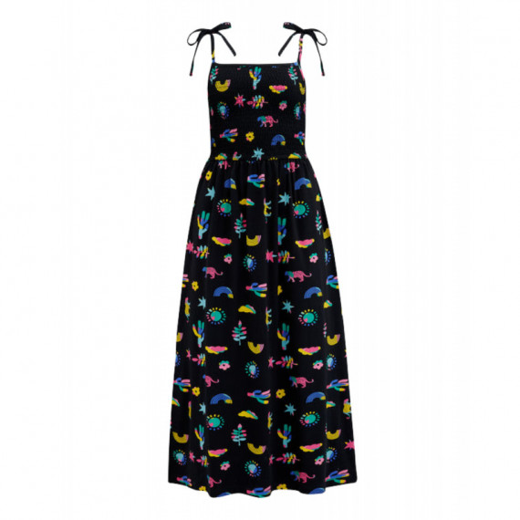 SUGARHILL BRIGHTON Vestidos Vestido Sugarhill Willa Black Summer Joy