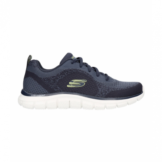 Track Navy Knit/lime Pu SKECHERS