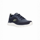 Track Navy Knit/lime Pu SKECHERS