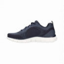 Track Navy Knit/lime Pu SKECHERS