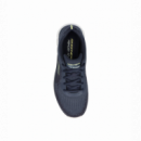 Track Navy Knit/lime Pu SKECHERS
