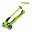 Patinete Primo Plegable Verde Lima con Led  GLOBBER