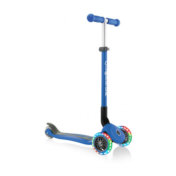 Patinete Plegable Primo Azul C/luces  GLOBBER
