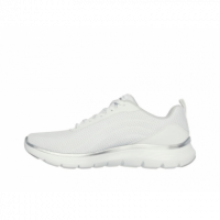 Flex Appeal 5.0 White Mesh/silver Trim SKECHERS
